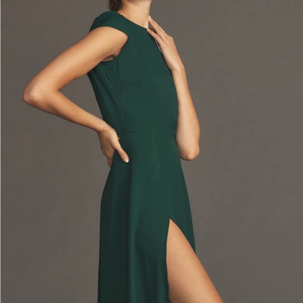 Reformation Gavin Dress in Emerald